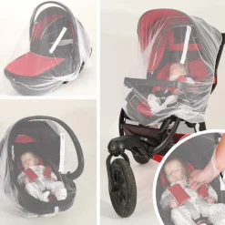Moustiquaire universelle pour poussette et cosy