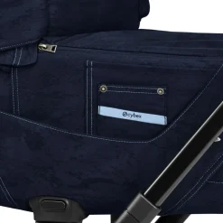 Nacelle luxe priam 4 et e-priam 2 rebellious luxury denim blue