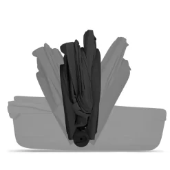 Nacelle pliable poussette priam 5 / e-priam 3 sepia black