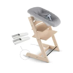 Newborn set gris pour chaise tripp trapp
