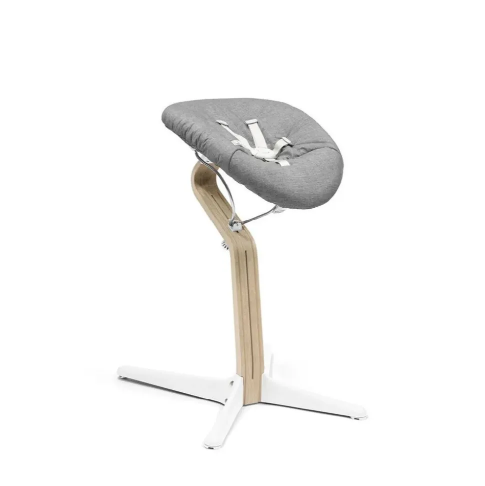 Newborn set pour chaise haute nomi - white grey sand