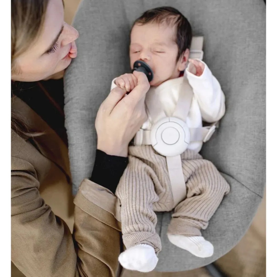 Newborn set pour chaise haute nomi - white grey sand