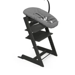 Newborn set pour tripp trapp gris anthracite