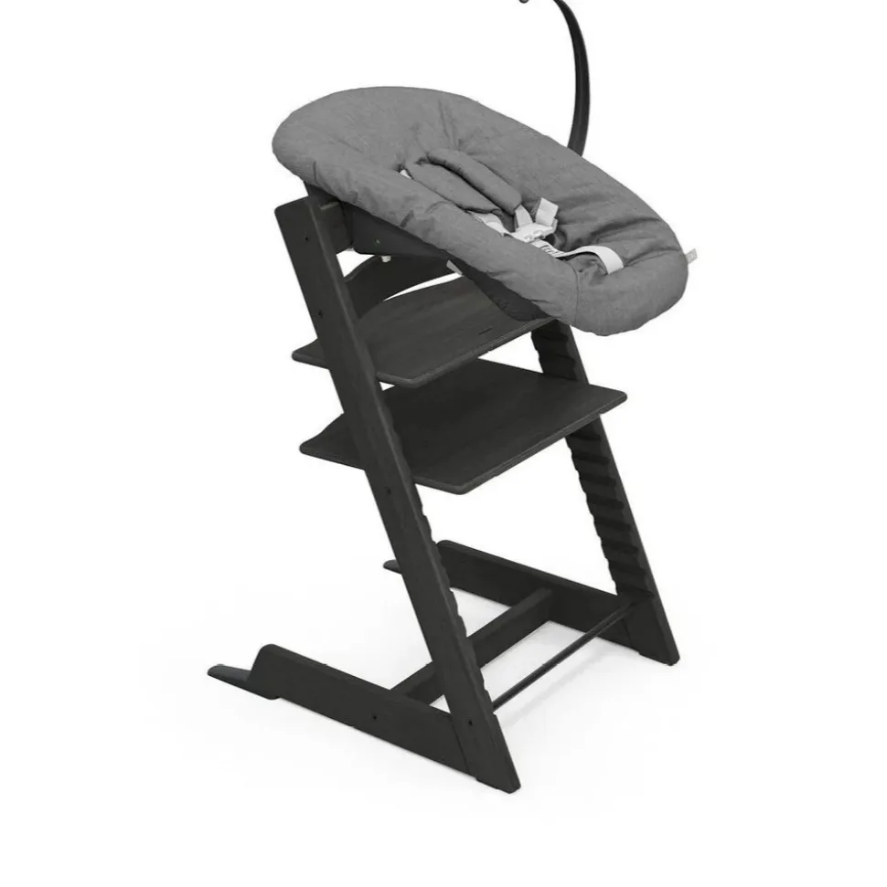 Newborn set pour tripp trapp gris anthracite