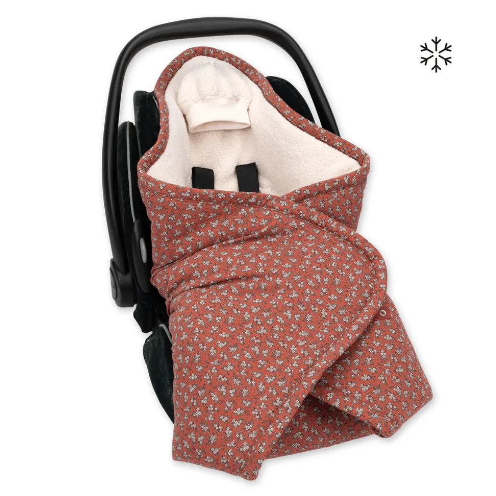 Nid d'ange biside pady jersey teddy carmin