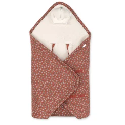 Nid d'ange biside pady jersey teddy carmin