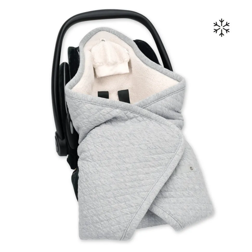 Nid d'ange biside pady quilted mix grey