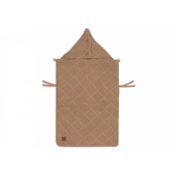 Nid d'ange groupe 0+ check knit biscuit