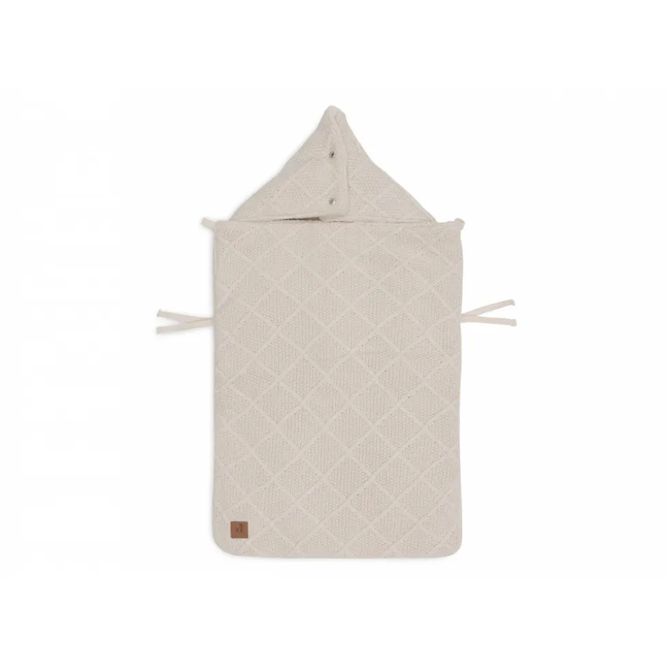 Nid d'ange groupe 0+ check knit oatmeal