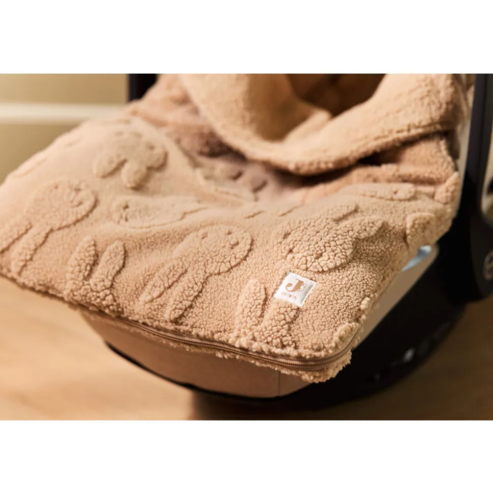 Nid d’ange groupe 0+ passe-sangle bébé miffy jacquard teddy biscuit