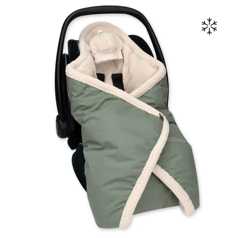 Nid d'ange imperméable teddy green