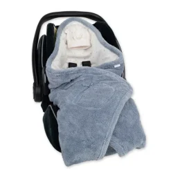 Nid d'ange 0-12 mois pady softy et jersey stone blue