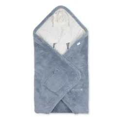 Nid d'ange 0-12 mois pady softy et jersey stone blue