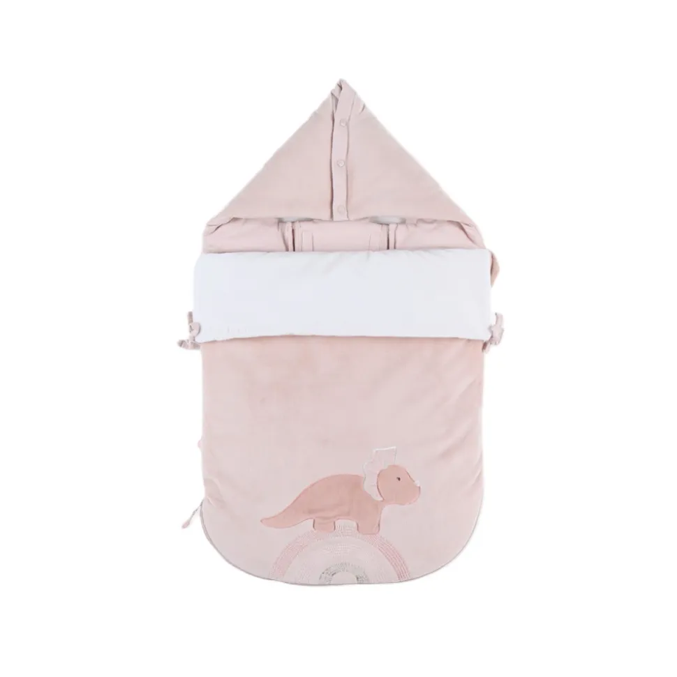 Nid d'ange popsie veloudoux rose 0/6 mois