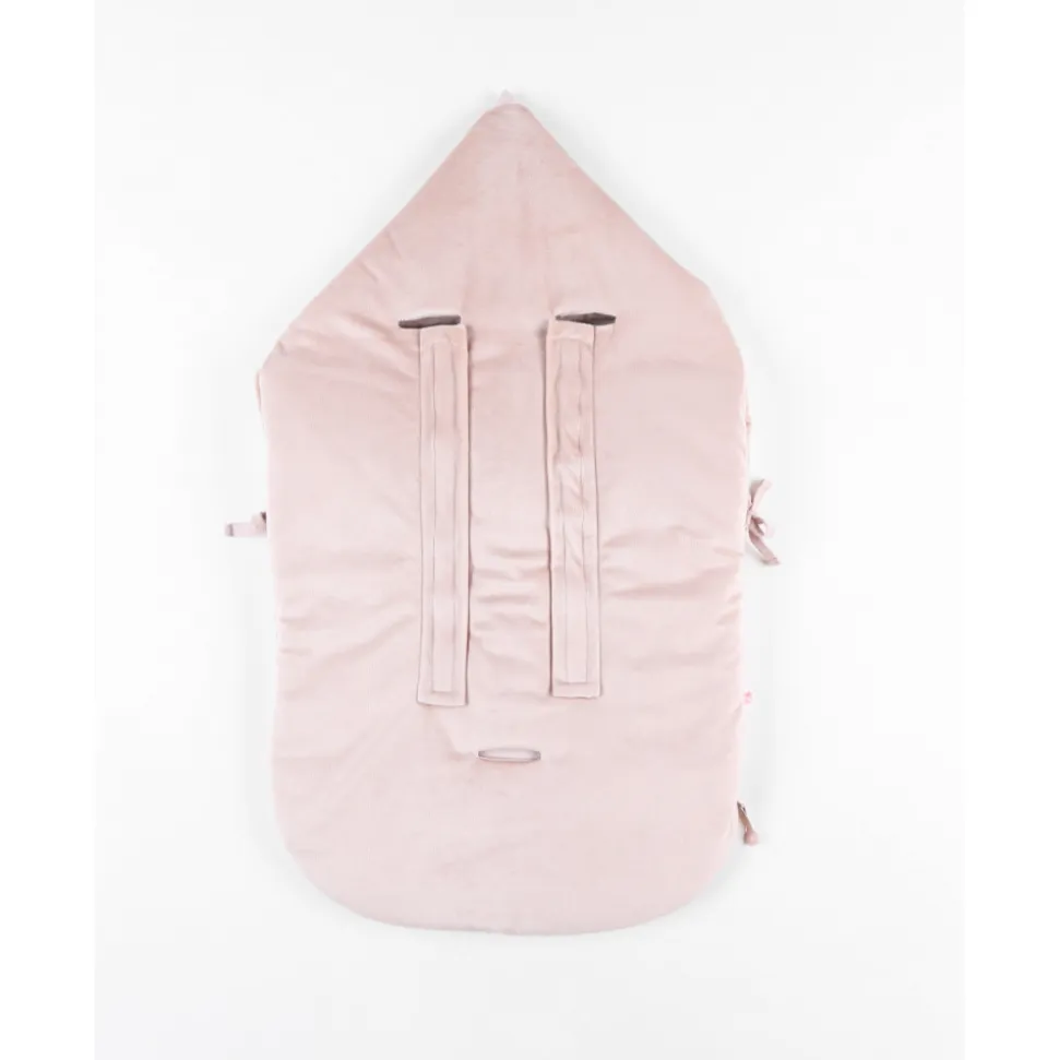 Nid d'ange popsie veloudoux rose 0/6 mois