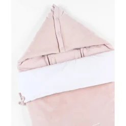Nid d'ange popsie veloudoux rose 0/6 mois