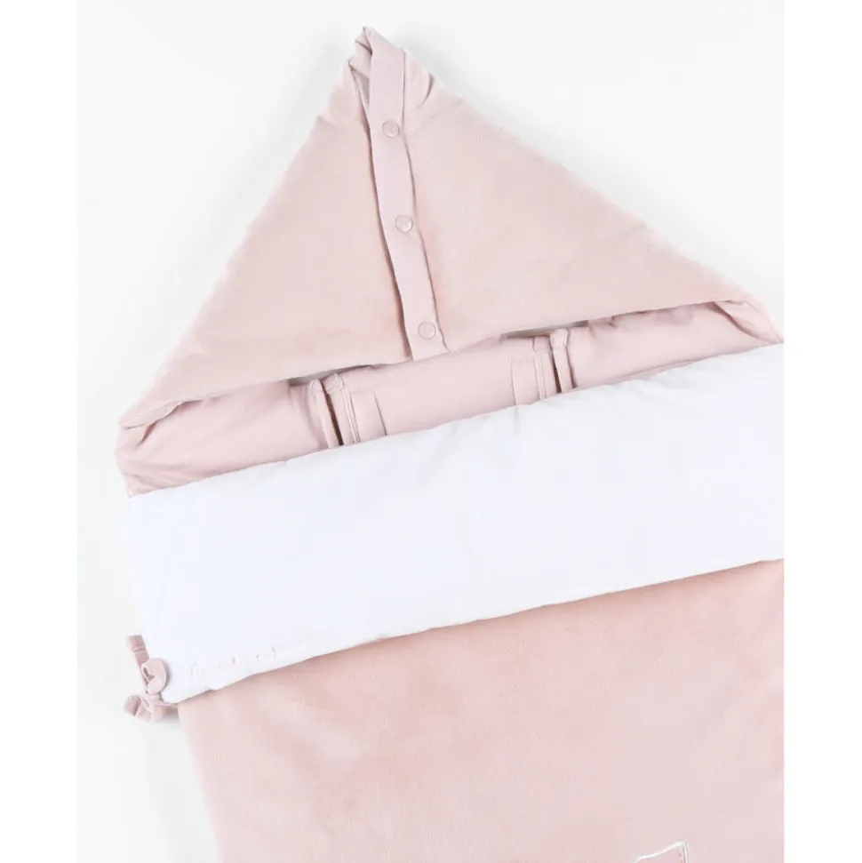 Nid d'ange popsie veloudoux rose 0/6 mois