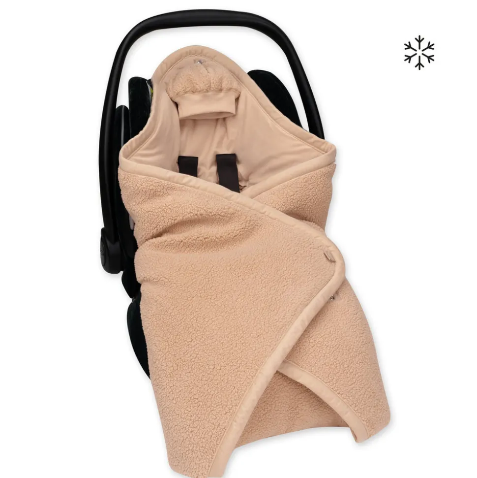 Nid d'ange teddy bouclette naturel