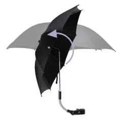 Ombrelle pour poussette noire