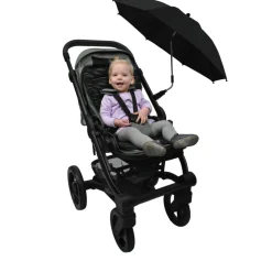 Ombrelle pour poussette noire