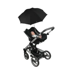 Ombrelle pour poussette noire