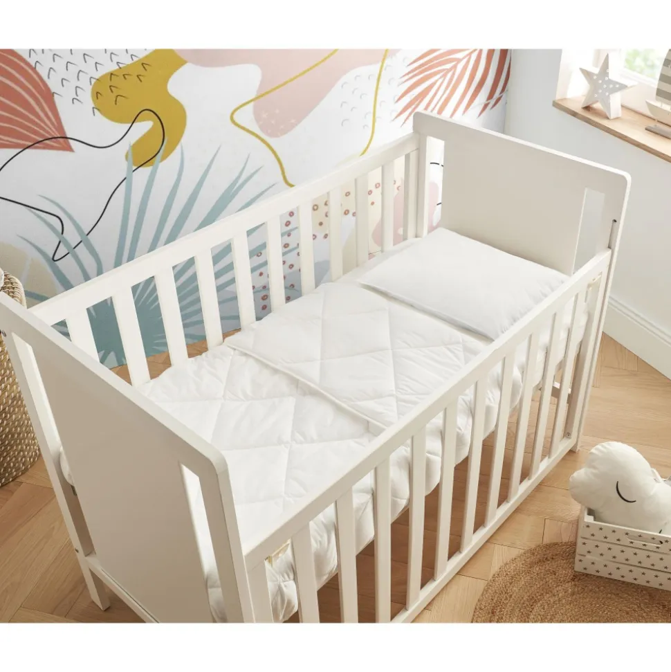 Oreiller bébé p'tit bout 40x60 cm blanc