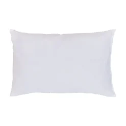 Oreiller pour enfant en coton bio 60 x 40 cm blanc
