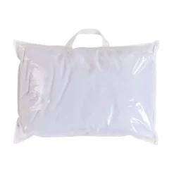 Oreiller pour enfant en coton bio 60 x 40 cm blanc