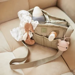 Organisateur de poussette puffed olive