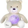 Ourson projecteur baby bear beige first dreams