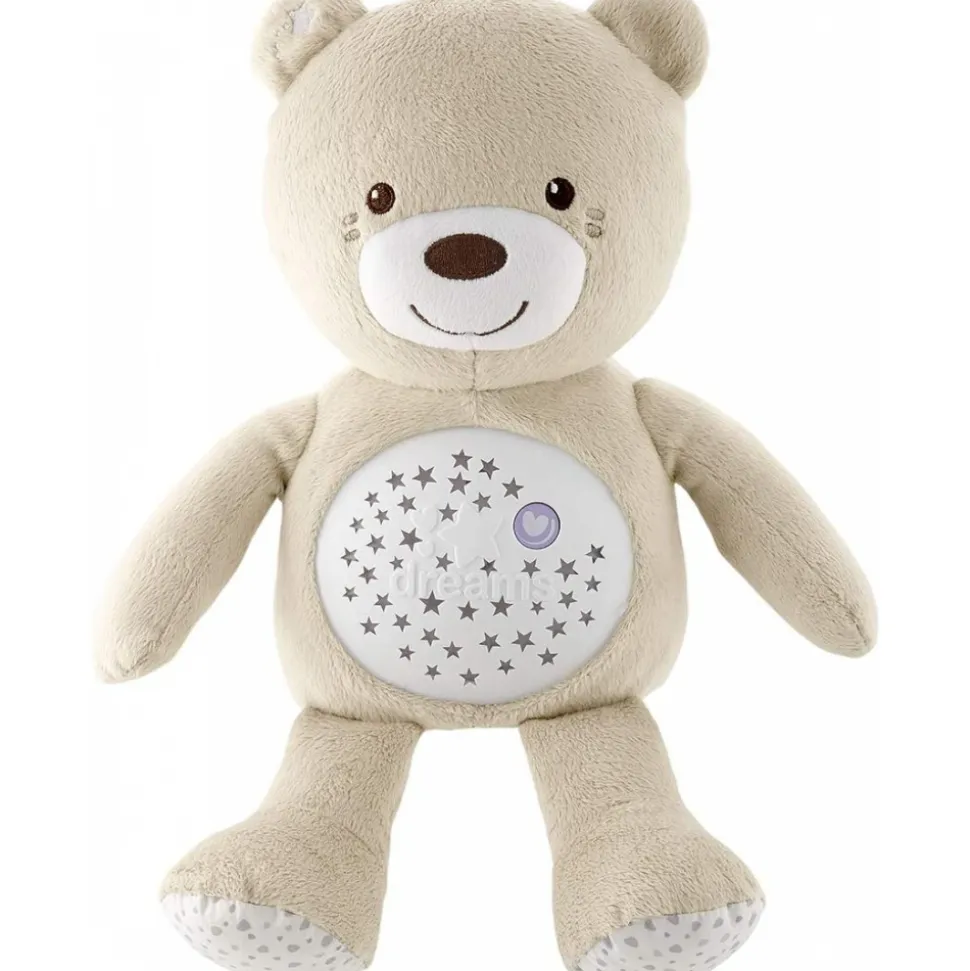 Ourson projecteur baby bear beige first dreams