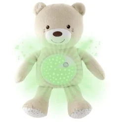 Ourson projecteur baby bear beige first dreams