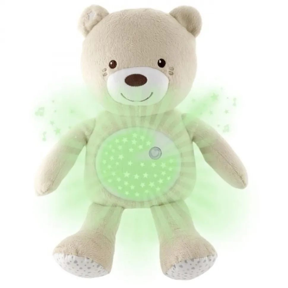 Ourson projecteur baby bear beige first dreams