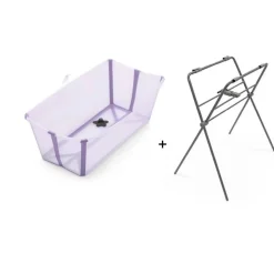 Pack baignoire flexi bath lavande + support à pieds