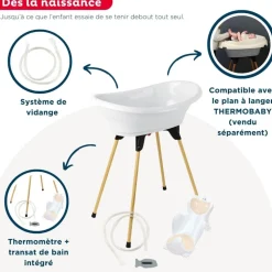 Pack baignoire vasco 5 pièces blanc muguet