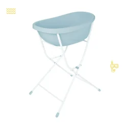 Pack baignoire évolutive baleine avec pied 0-24 mois