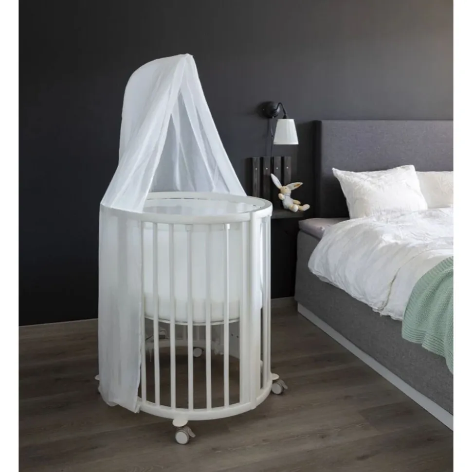 Pack berceau sleepi white + matelas mini sleepi + drap housse blanc