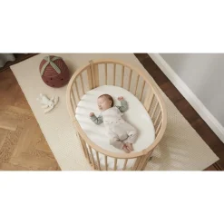 Pack berceau sleepi white + matelas mini sleepi + drap housse blanc