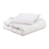 Pack bio couette et oreiller 100x140 cm blanc