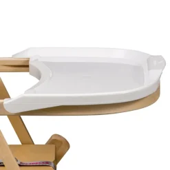Pack chaise haute andré hybride vert mint et sa tablette blanche