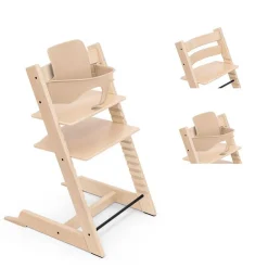 Pack chaise haute tripp trapp et son baby set naturel