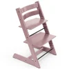 Pack chaise haute tripp trapp hêtre mauve + newborn set