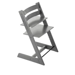 Pack chaise haute tripp trapp avec son baby set et sa tablette gris tempête