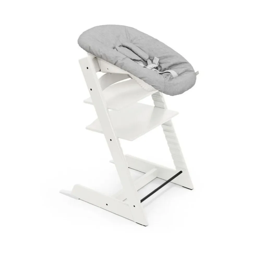Pack chaise haute tripp trapp avec son newborn set et son baby set blanc