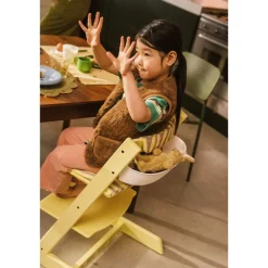 Pack chaise haute tripp trapp avec son baby set et sa tablette wild wood