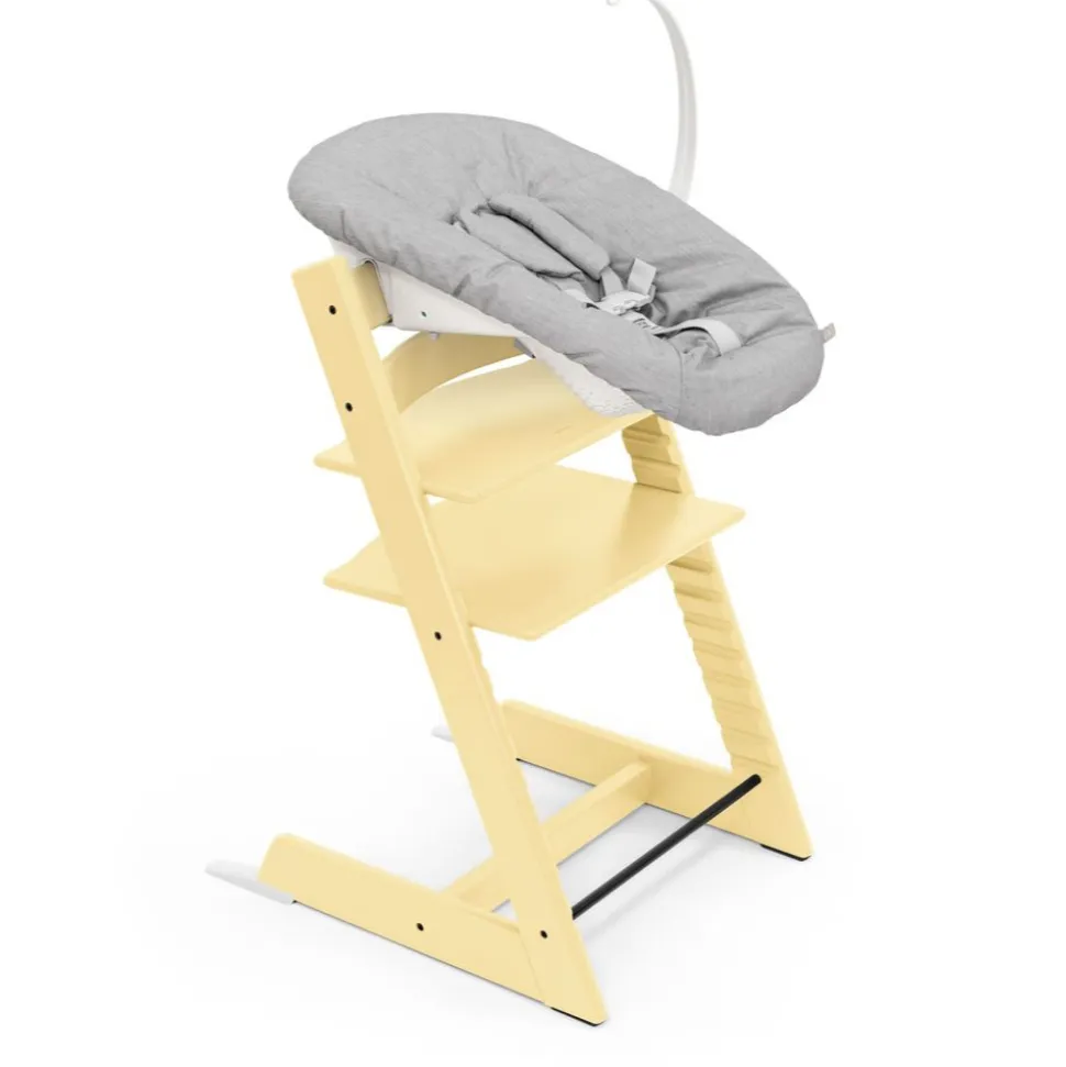 Pack chaise haute tripp trapp avec son baby set et sa tablette wild wood