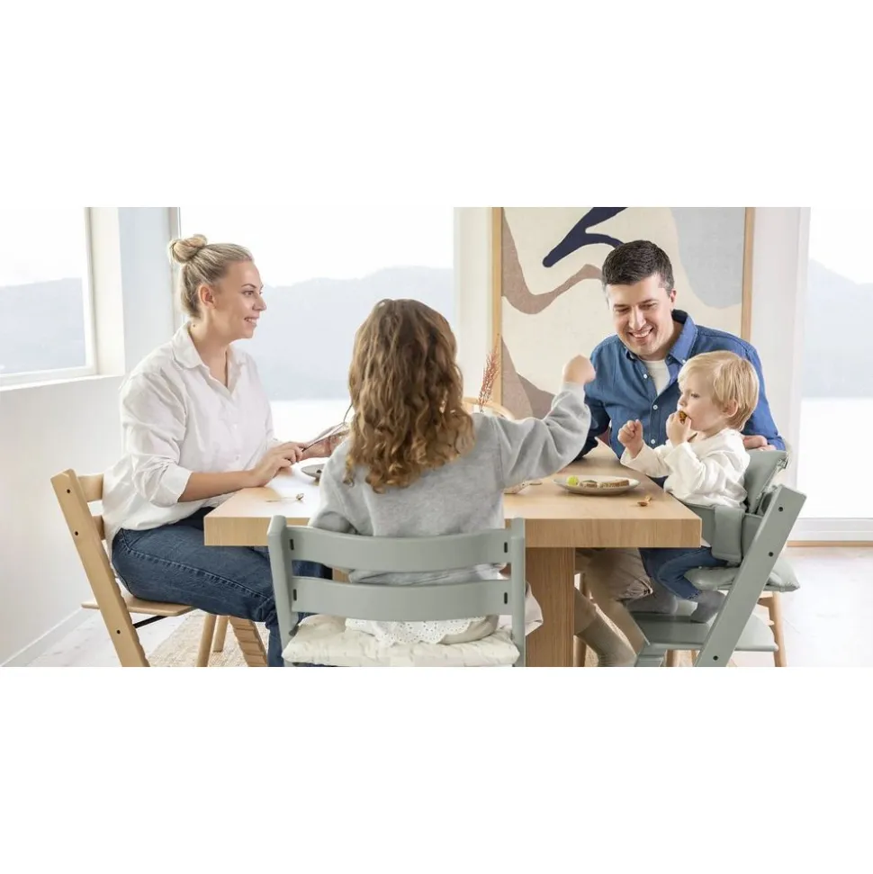 Pack chaise haute tripp trapp et son baby set vanilla white