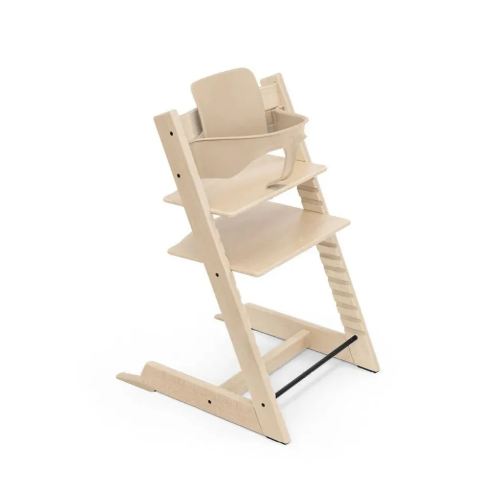 Pack chaise haute tripp trapp chêne naturel et son baby set