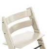 Pack chaise haute tripp trapp hêtre vanilla white + newborn set gris