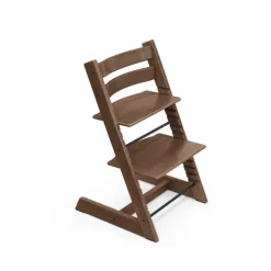 Pack chaise haute tripp trapp hêtre warm brown + newborn set gris